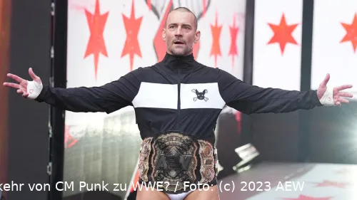 CM Punk vor seinem letzten AEW-Match in London / Foto: (c) 2023 AEW