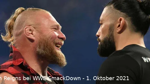 Brock Lesnar überrascht Roman Reigns bei WWE SmackDown - 1. Oktober 2021