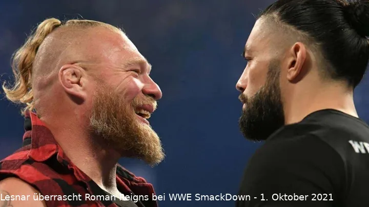 Brock Lesnar überrascht Roman Reigns bei WWE SmackDown - 1. Oktober 2021