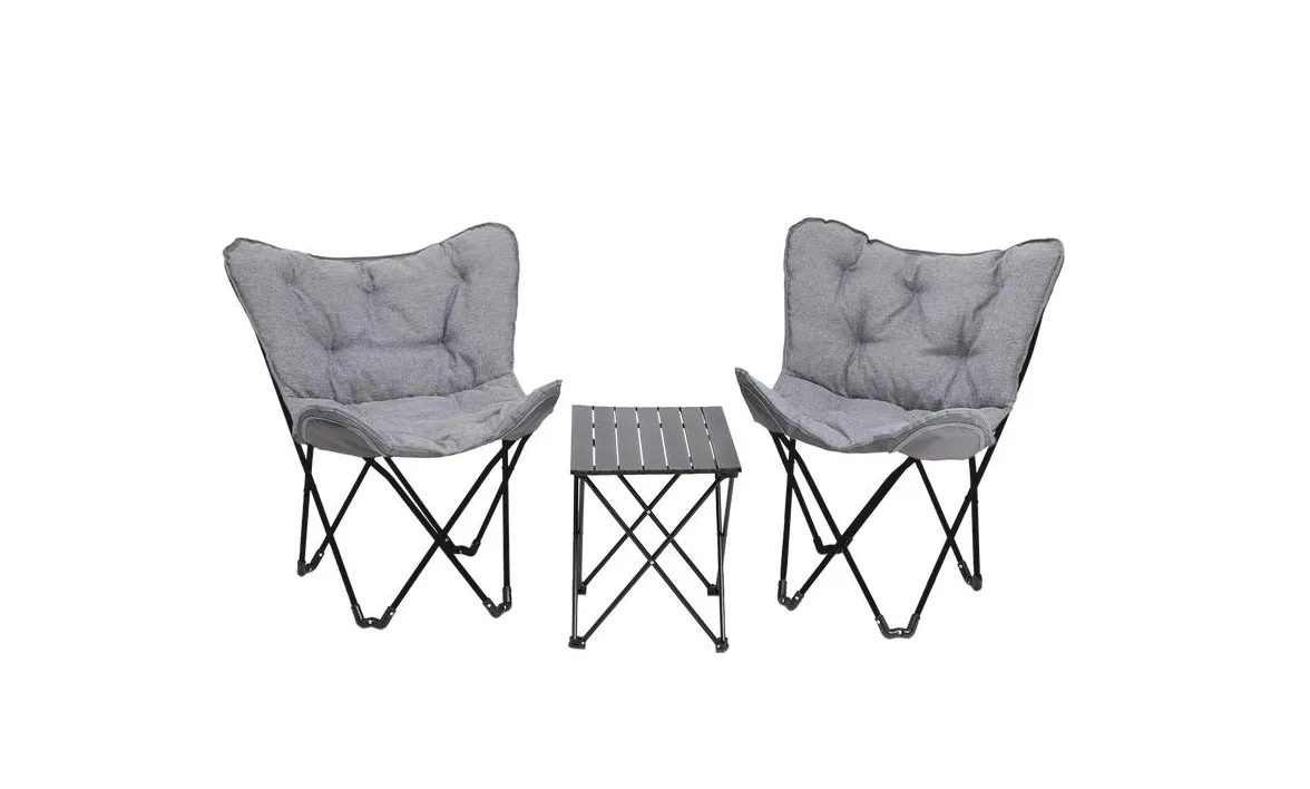 Camping of festival stoelen met tafel – €49,95