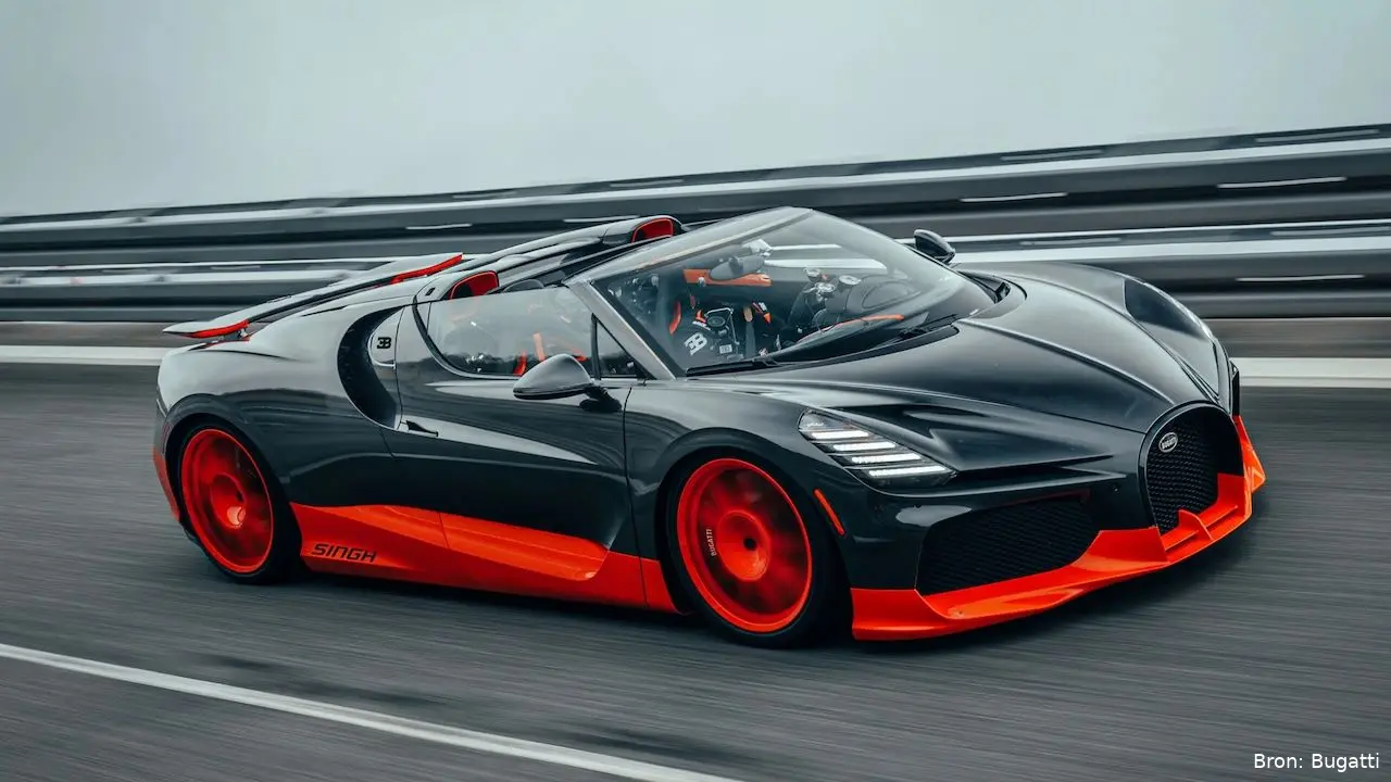 bugatti w16 mistral world record edition