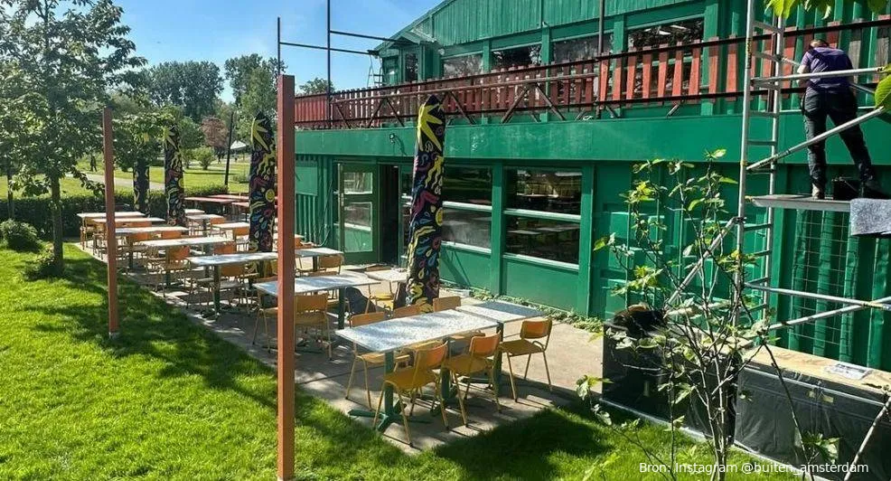 buiten amsterdam strandcafe