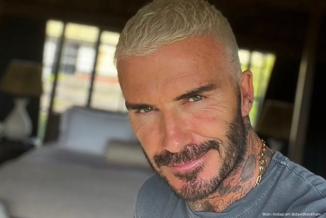 david beckham post kerstfoto