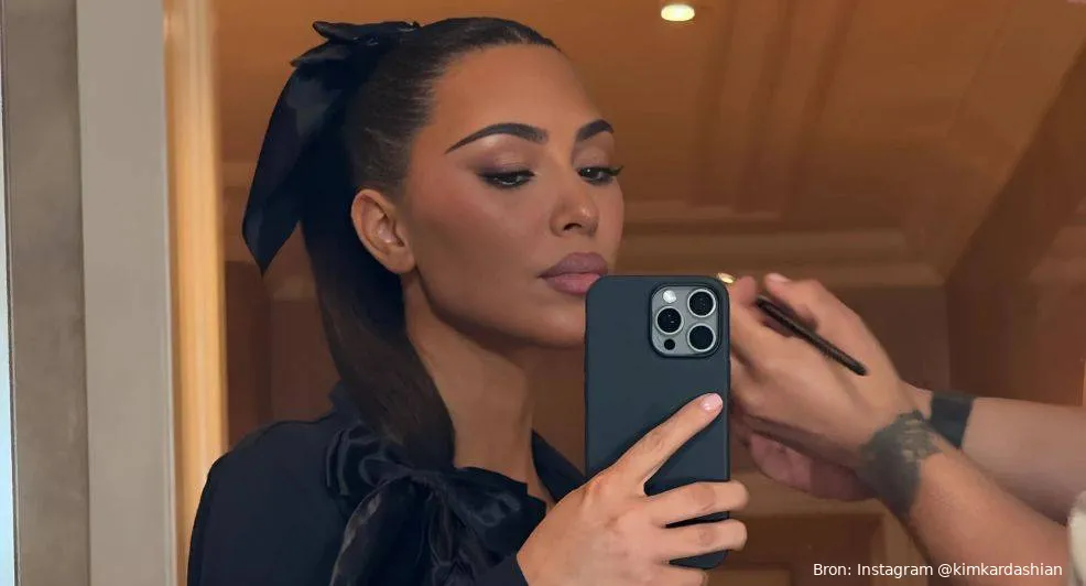 kim kardashian paardenstaart