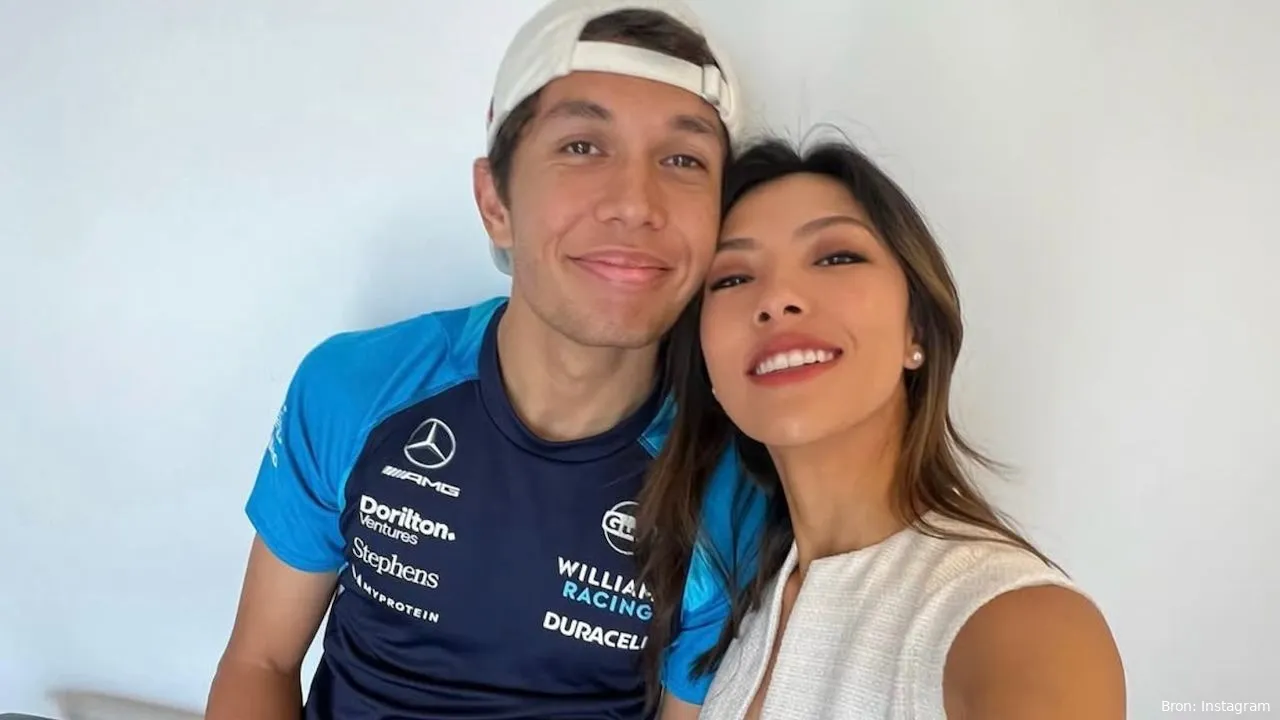 vriendin alex albon