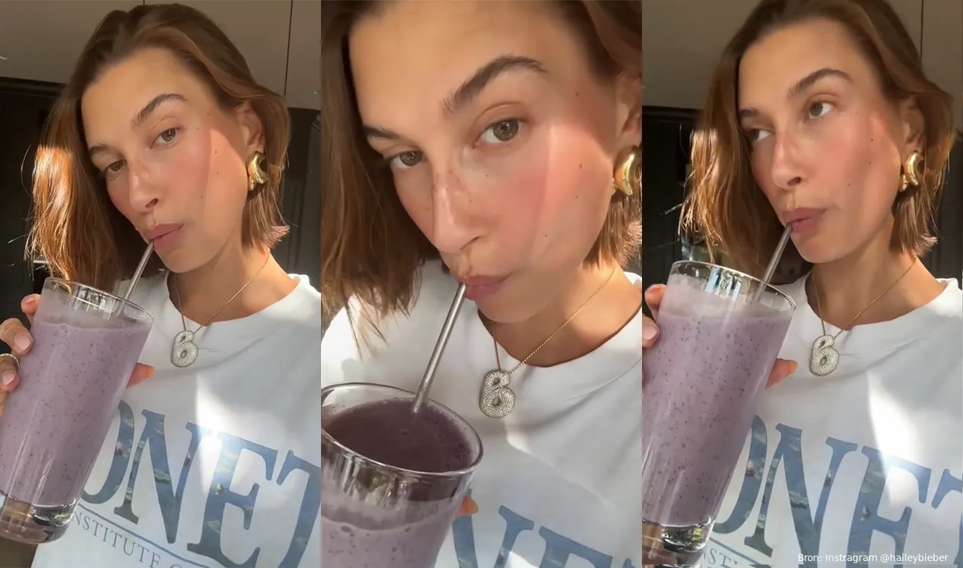 this is hailey biebers go to smoothie recipe