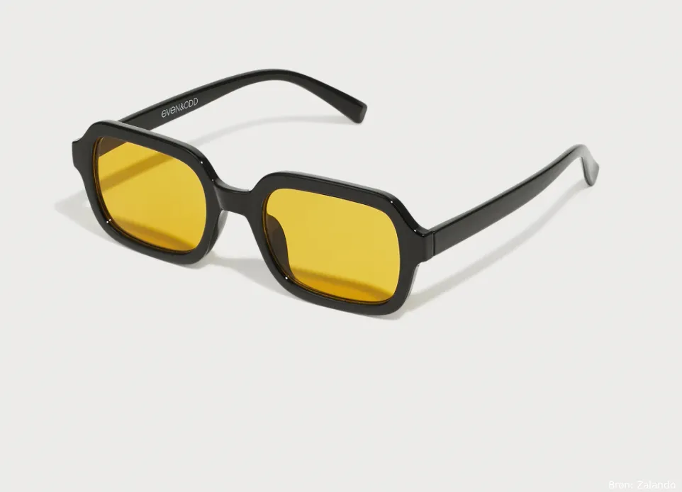 zonnebril gele glazen zalando