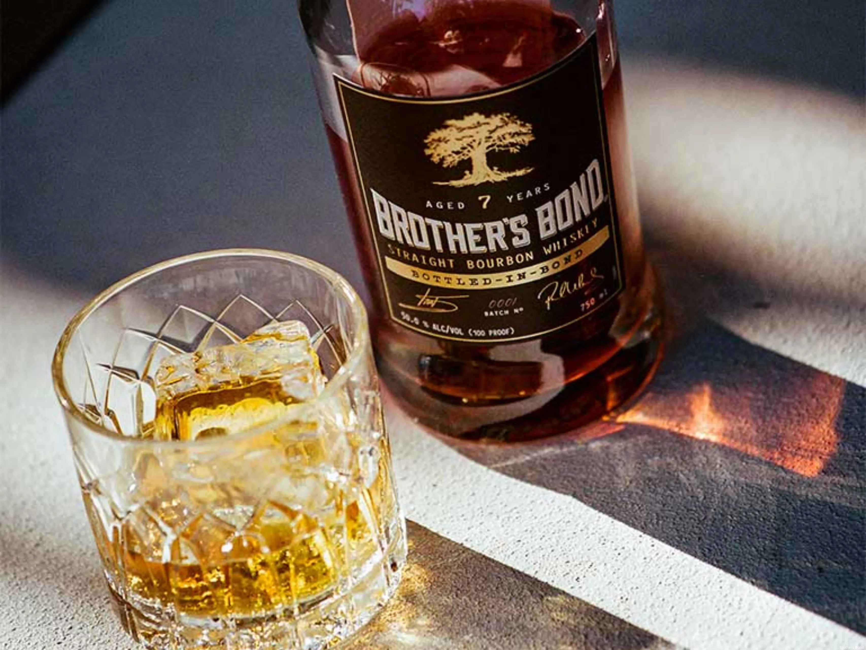 brothers bond bottled in bond 7yo whiskey
