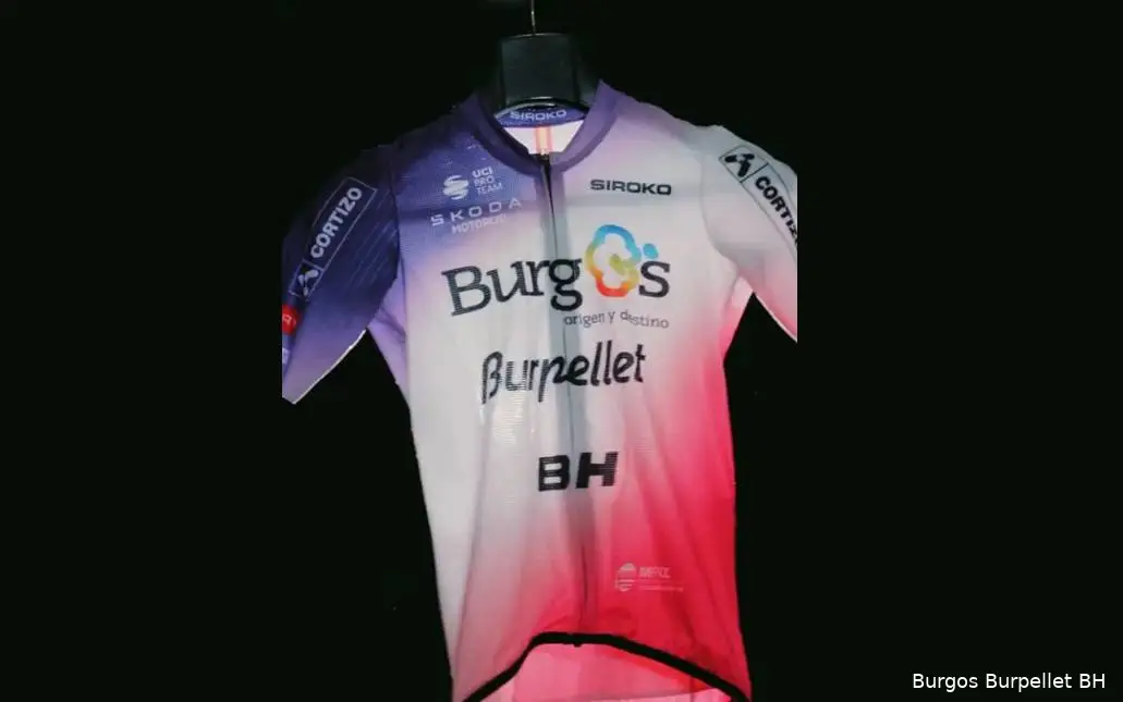 Maillot del Burgos Burpellet BH para la temporada 2026