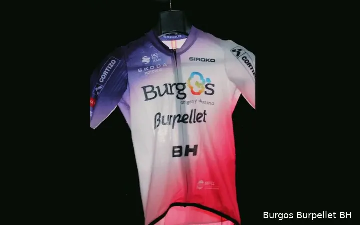 Maillot del Burgos Burpellet BH para la temporada 2026