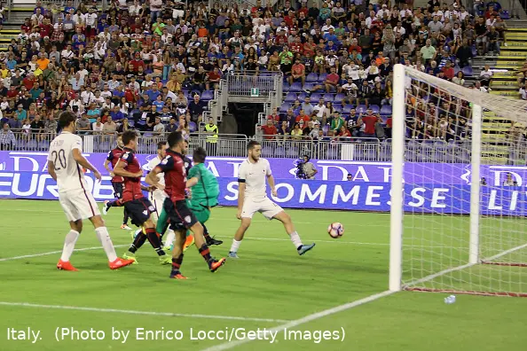 cagliari roma gol sau