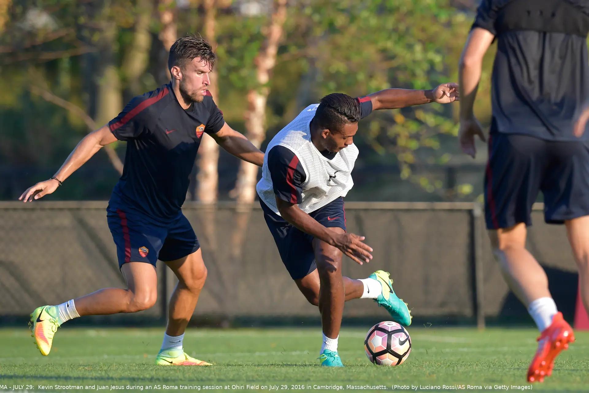 boston allenamento juan jesus strootman