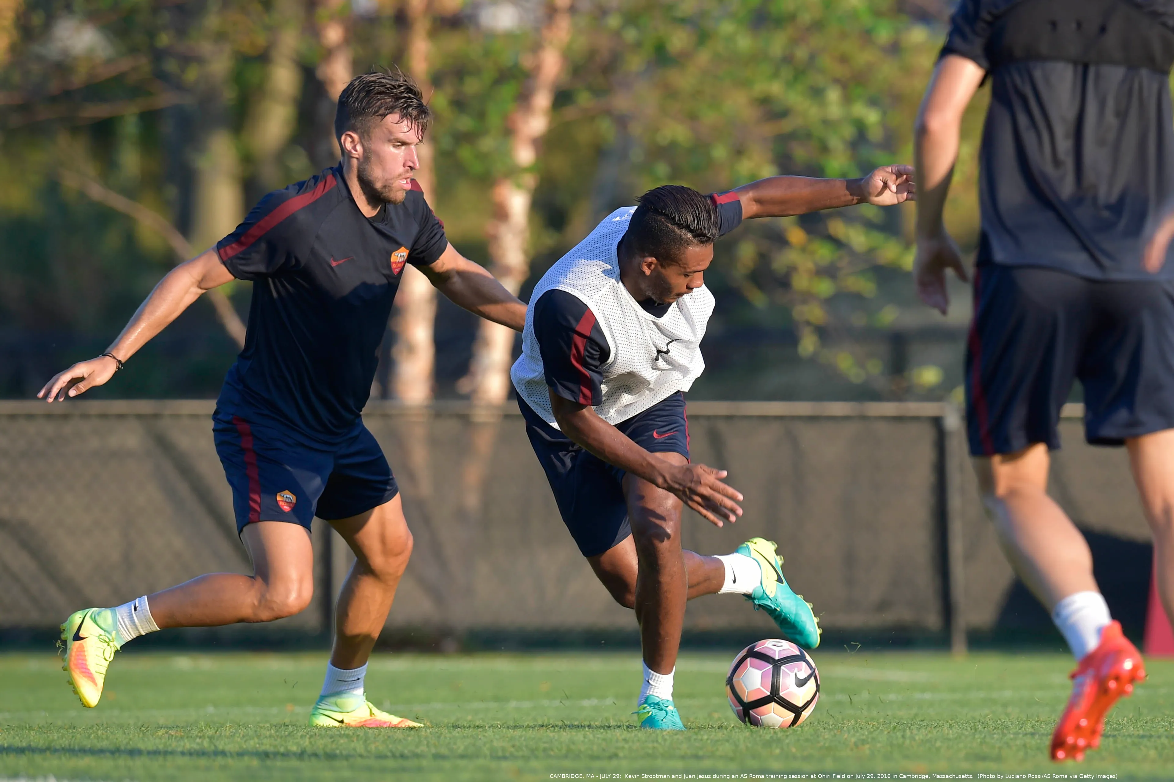 boston allenamento juan jesus strootman
