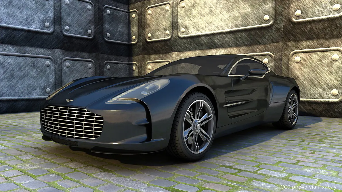 aston martin cc0 piro4d via pixabay