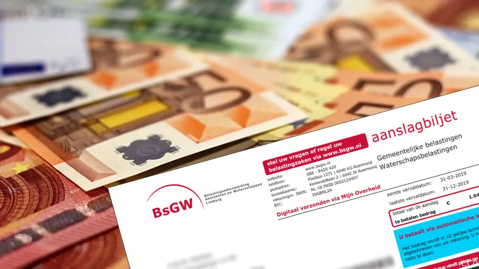 aanslag bsgw 2019 geld euro biljetten