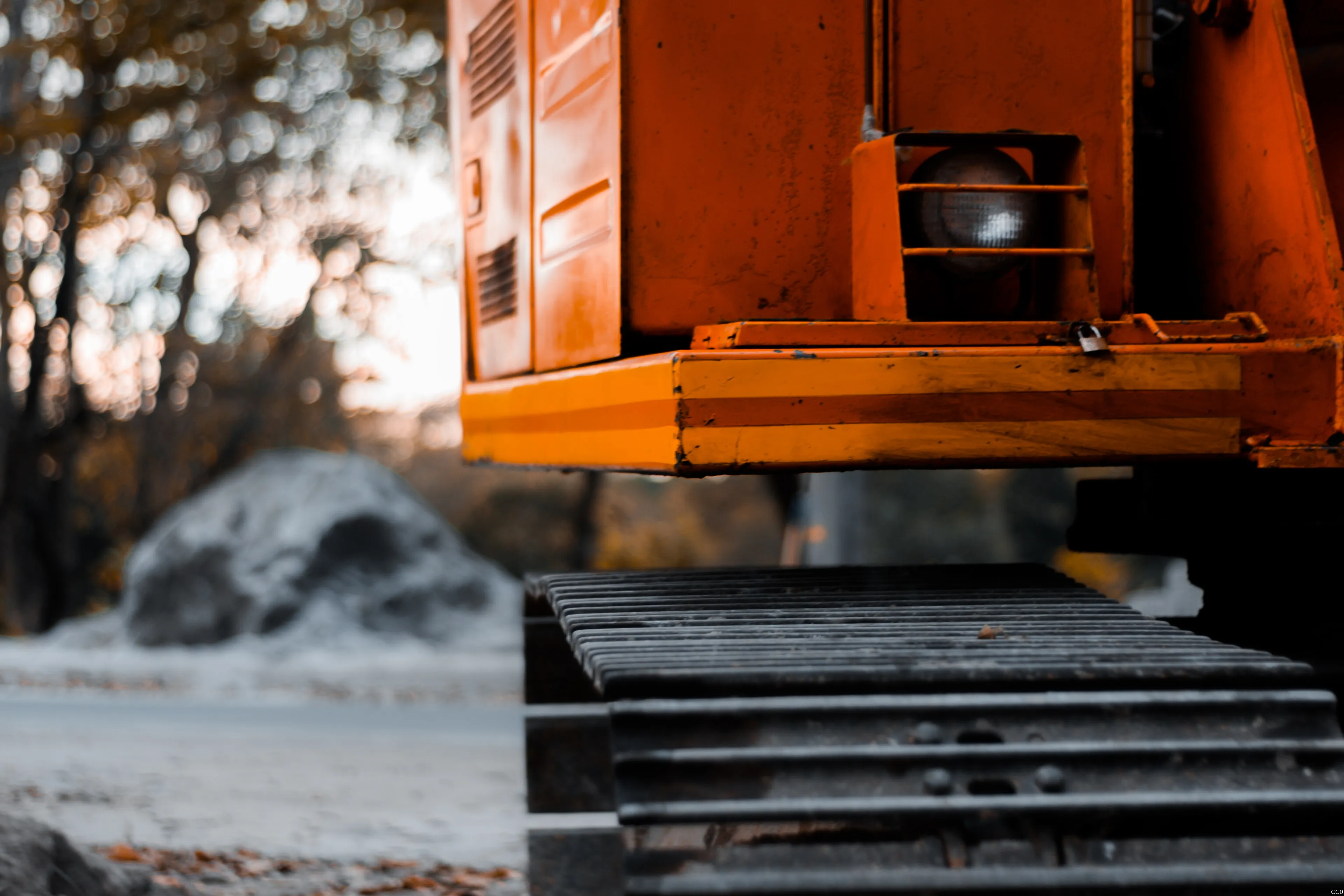 blurred background close up construction machinery 1139553