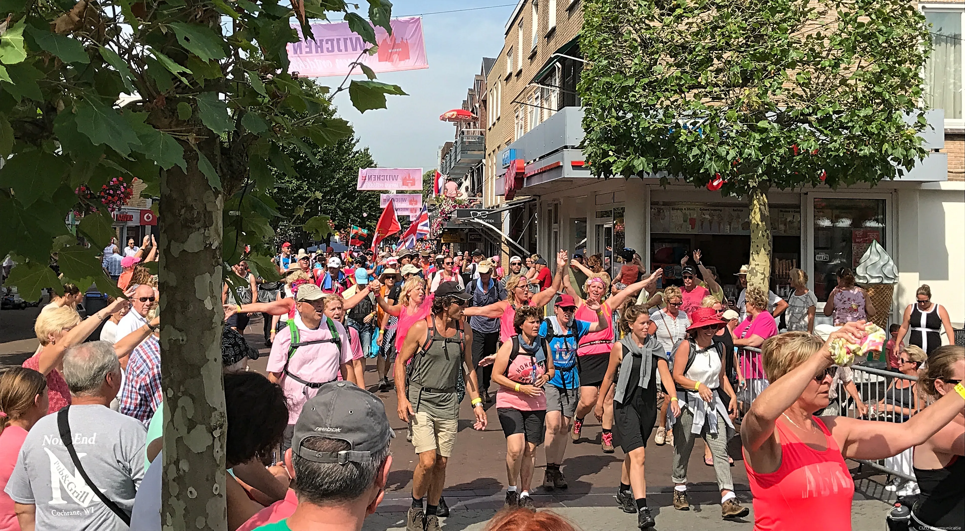 vierdagse door centrum wijchen 2017 cizo communicatie