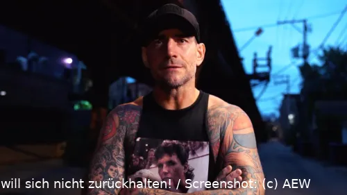 Hat CM Punk jetzt noch eine Zukunft im Wrestling? / Screenshot: (c) AEW