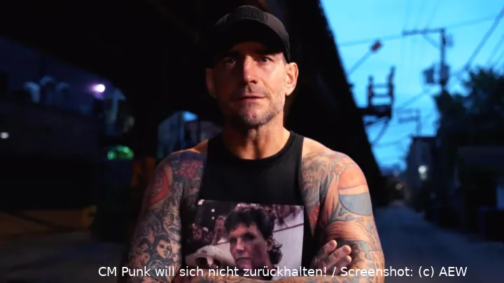 Hat CM Punk jetzt noch eine Zukunft im Wrestling? / Screenshot: (c) AEW
