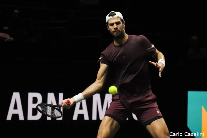 Karen Khachanov returns.