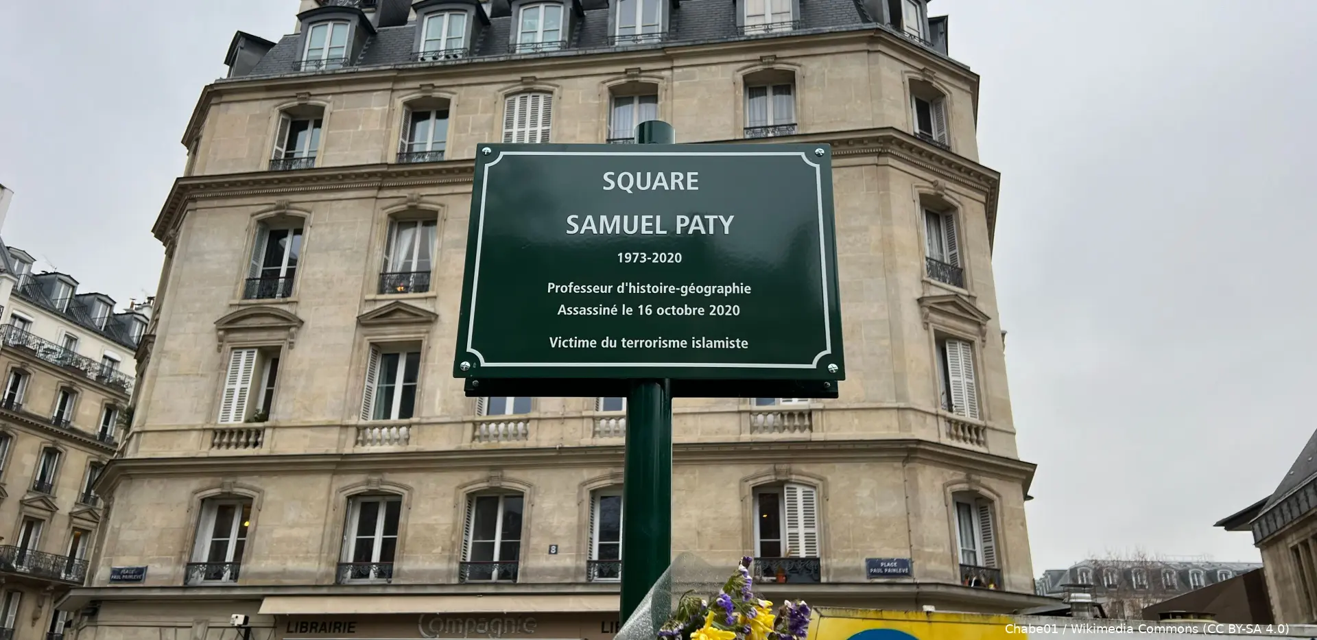 plaque square samuel paty paris v fr75 2022 01 16 2