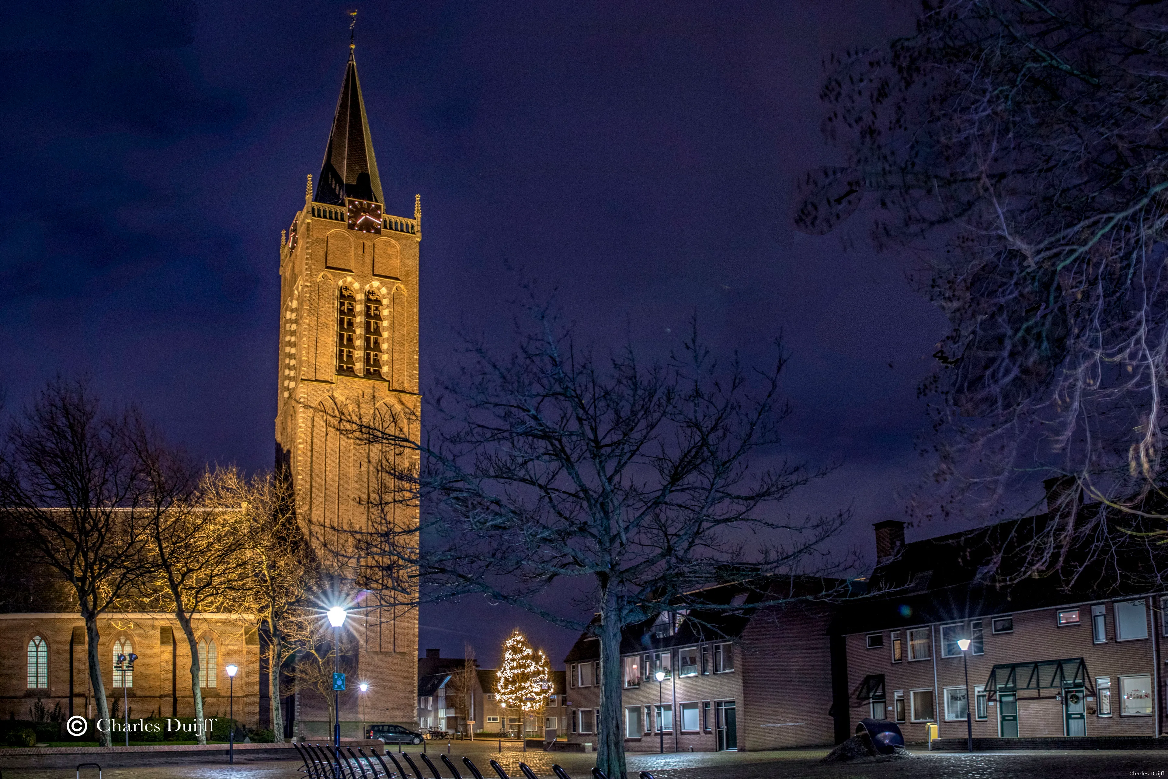 wijkertoren nacht