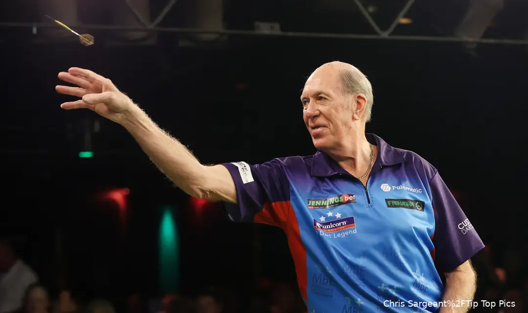 John Lowe in Aktion.