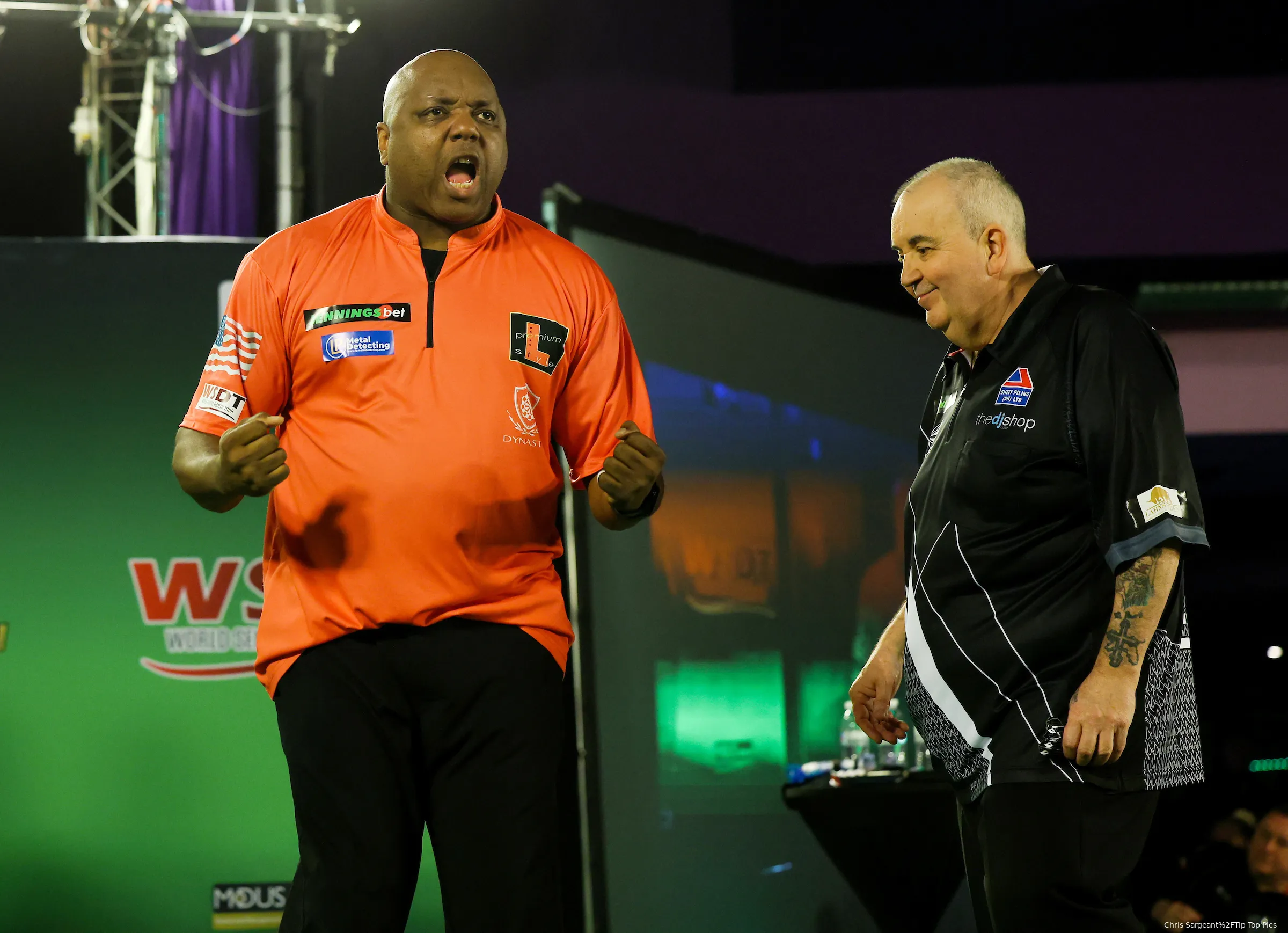 leonard gates phil taylor champion of champions wsdt