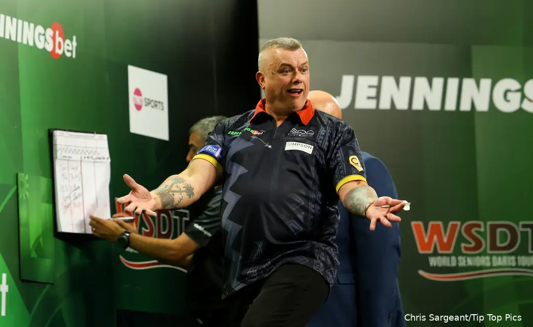 McGarry surprised to reach the final of the 2024 World Seniors Darts Championship&nbsp;