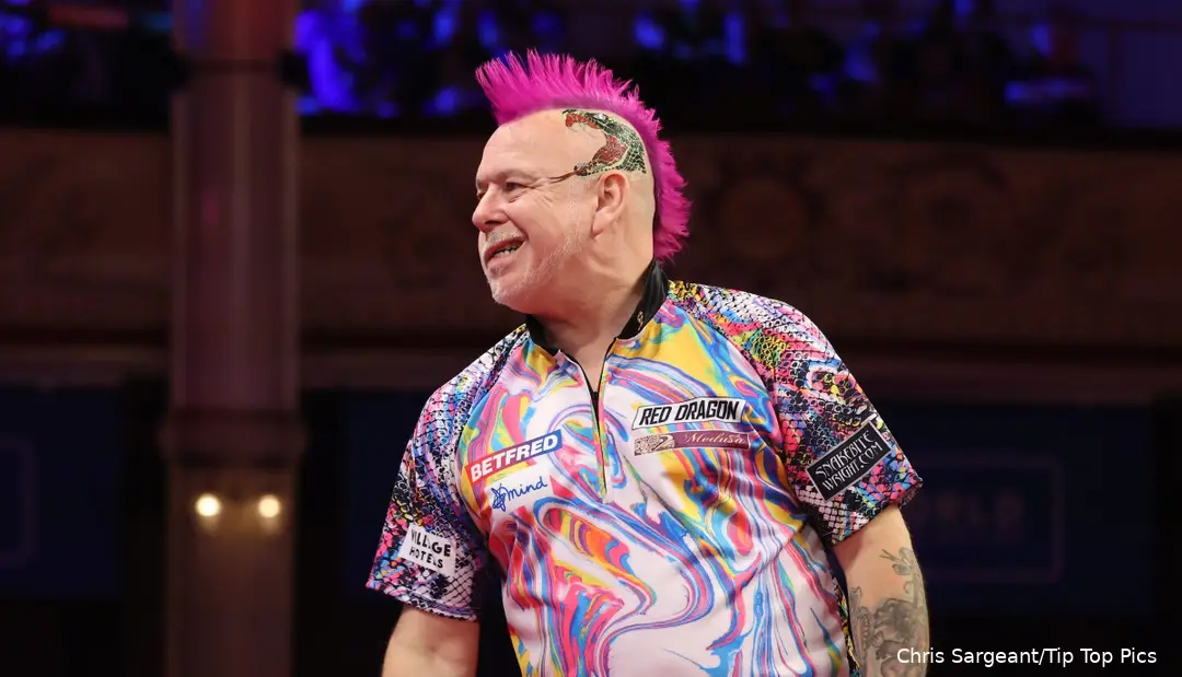 Peter Wright's decline continued likely out of the top 16.