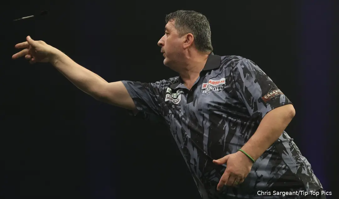 Mensur Suljovic enters the PDC's World Darts Championship for the 16th time in his career