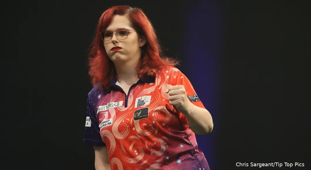Noa-Lynn van Leuven will make her first appearance on the Ally Pally stage this afternoon.