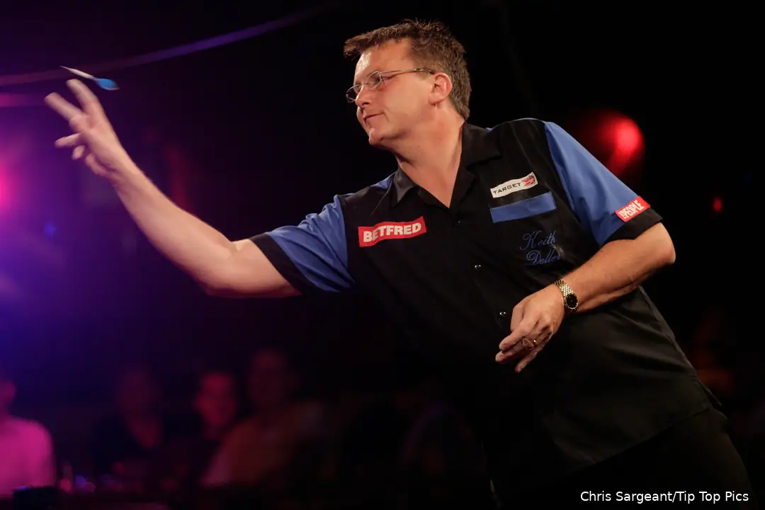 Keith Deller in actie