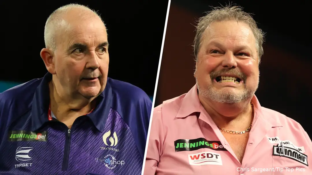 Peter Manley verloor al zijn WK-finales van Phil Taylor