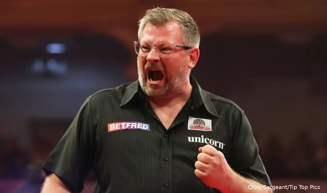 James Wade is de huidige nummer vijf van de wereldranglijst