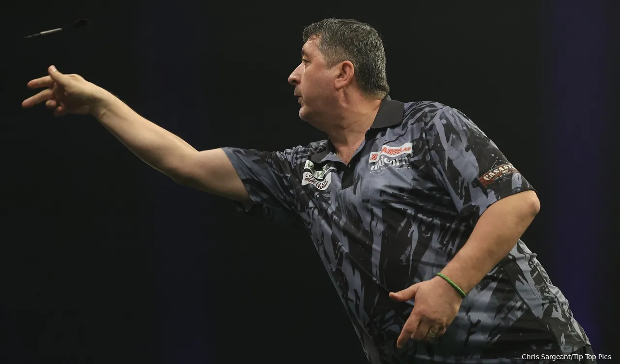Mensur Suljovic enters the PDC's World Darts Championship for the 16th time in his career