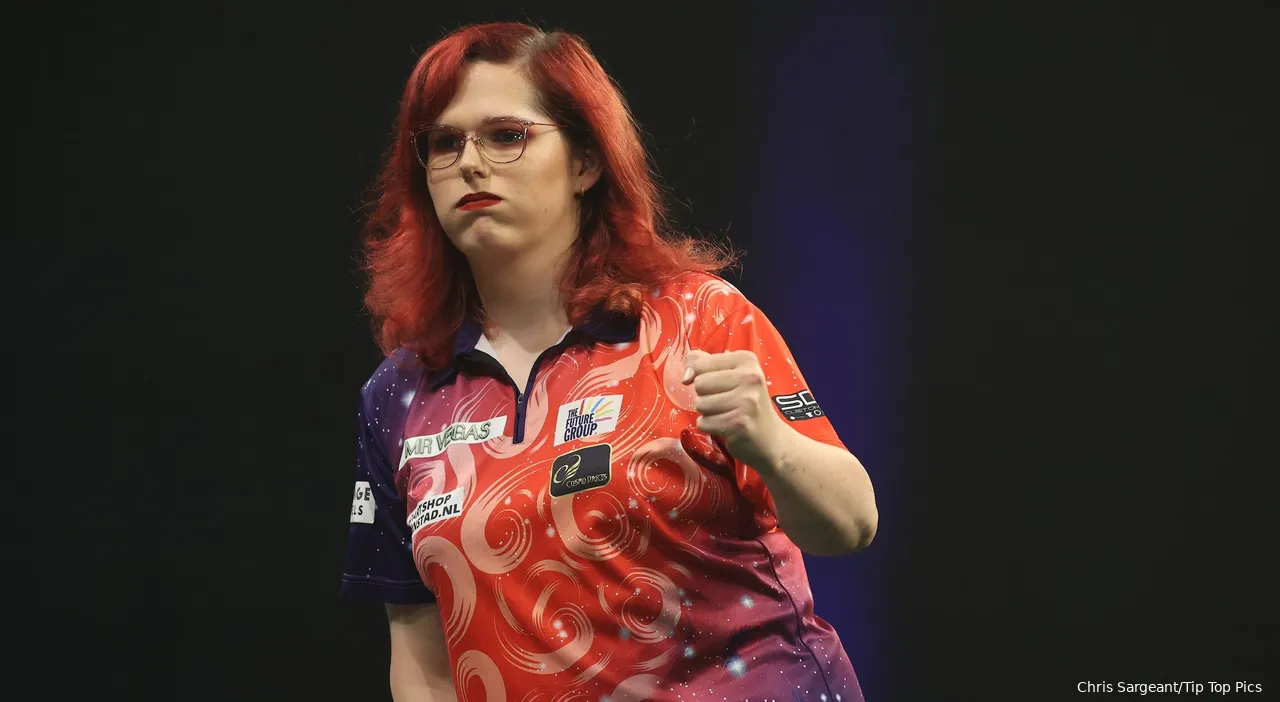 Noa-Lynn van Leuven will make her first appearance on the Ally Pally stage this afternoon.