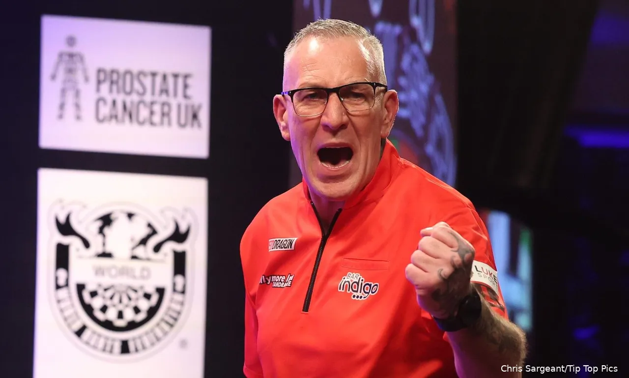 Neil Duff, the 2022 WDF world champion
