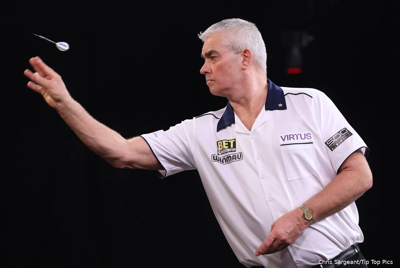 Eine Legende des Dartsports: "The Bronzed Adonis" Steve Beaton