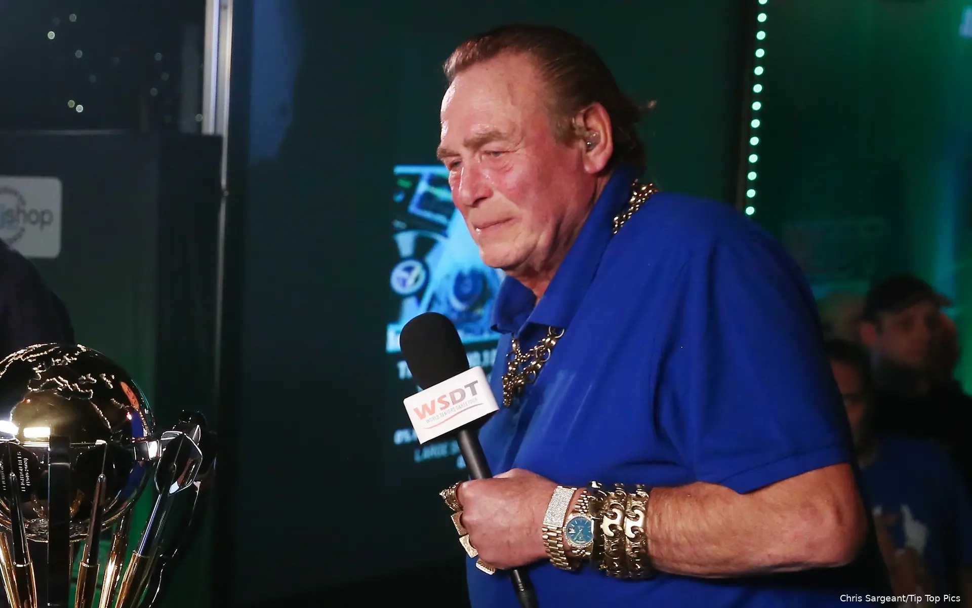 Bobby George in televised action
