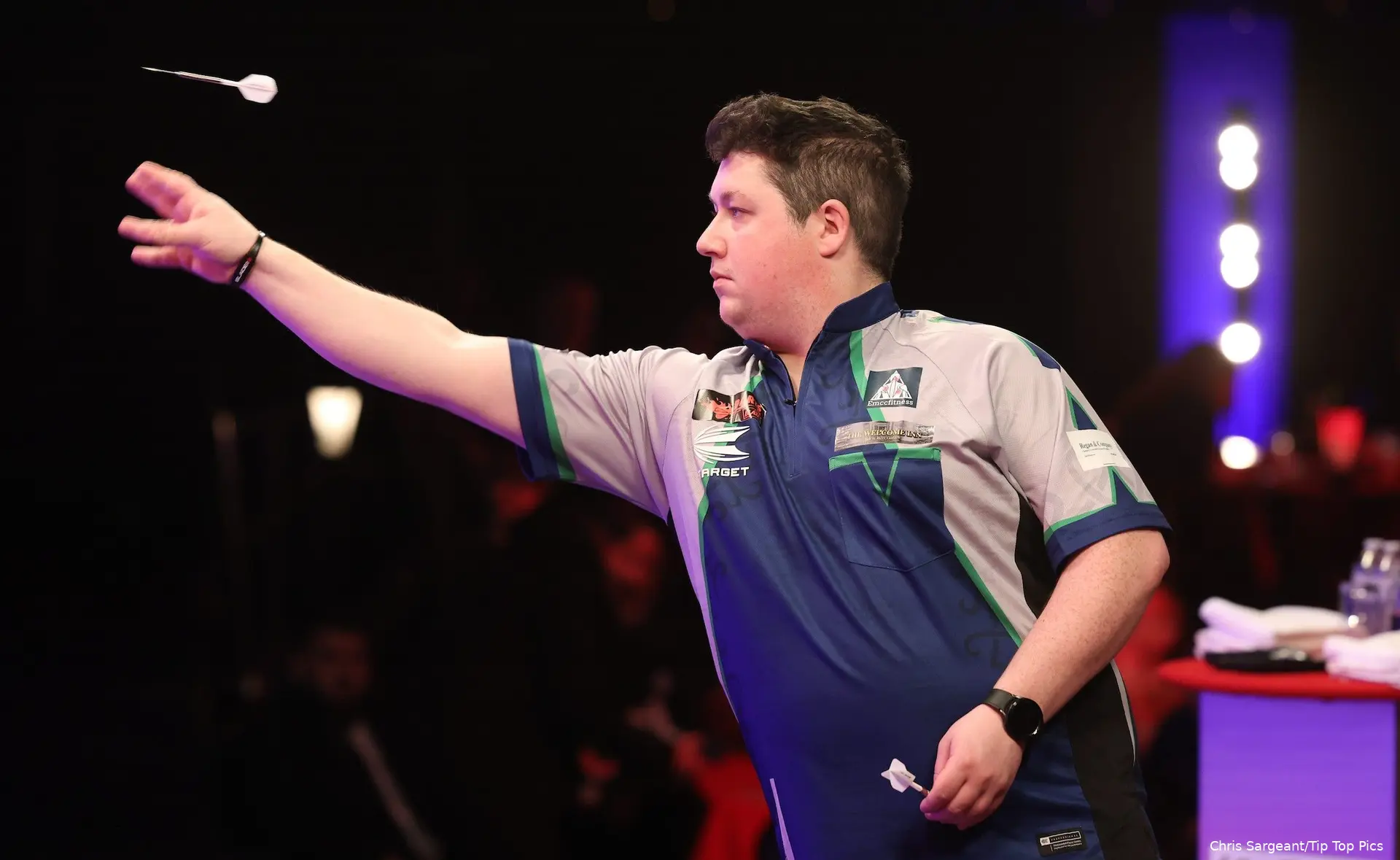 Shane McGuirk in actie op het voorbije WDF-WK