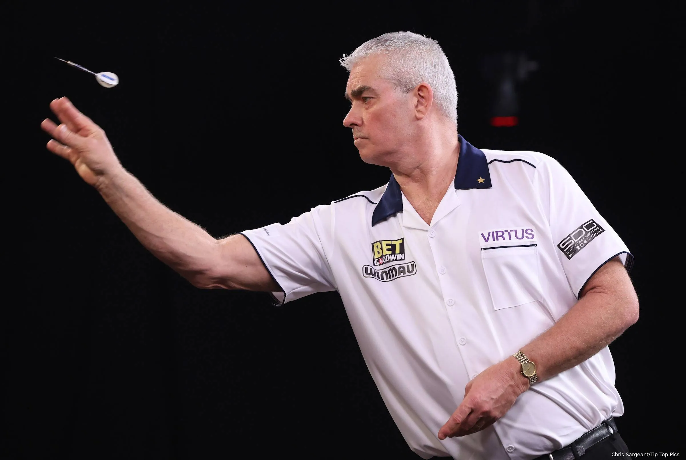 Steve Beaton in actie