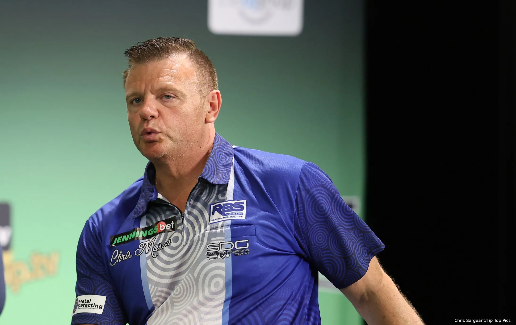 chris mason wsdt world seniors darts masters 3