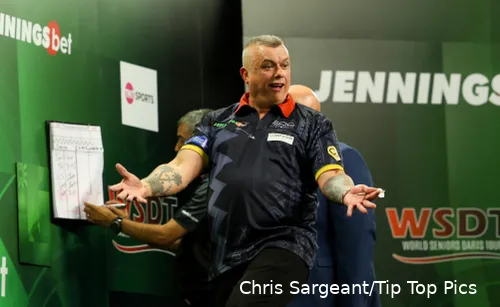 McGarry surprised to reach the final of the 2024 World Seniors Darts Championship&nbsp;
