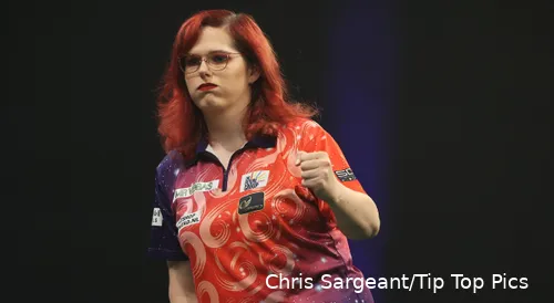 Noa-Lynn van Leuven will make her first appearance on the Ally Pally stage this afternoon.