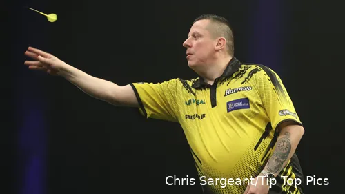 Dave Chisnall in Aktion
