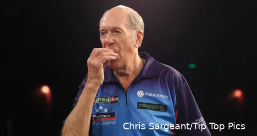 John Lowe op een toernooi van de seniorentour