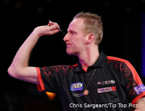 Chris Landman in actie