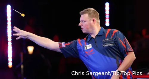 Jeffrey Sparidaans in actie