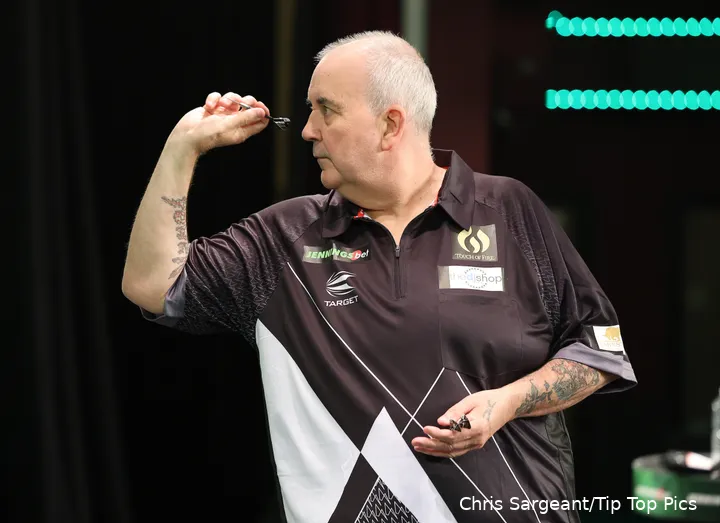 Taylor in action on the Seniors Tour